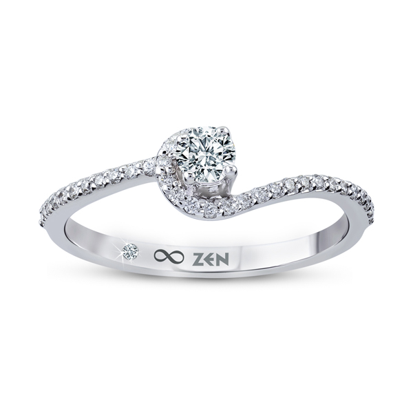 0,26ct Diamond Solitaire Ring